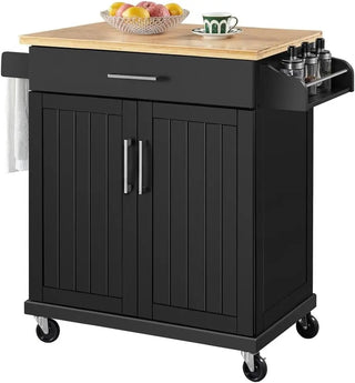 WoodWise Rolling Kitchen Island with Drawer - Shop WoodWise