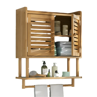 WoodWise Bathroom Wall Cabinet with Towel Bar - Shop WoodWise