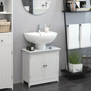 WoodWise Double Door Shelf Cabinet for Basin Storage - Shop WoodWise