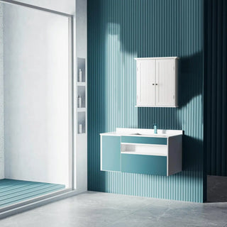 WoodWise Modern Bathroom Wall Cabinet with Adjustable Shelf - Shop WoodWise