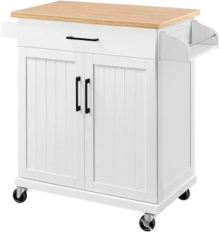 WoodWise Rolling Kitchen Island with Drawer - Shop WoodWise