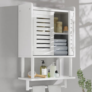 WoodWise Bathroom Wall Cabinet with Towel Bar - Shop WoodWise